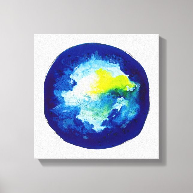 Impressão Em Tela Lado Escuro da Lua (Frente)