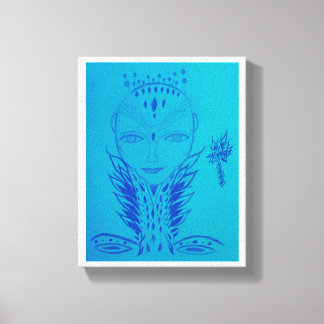 Impressão Em Tela Lady Galactic Being