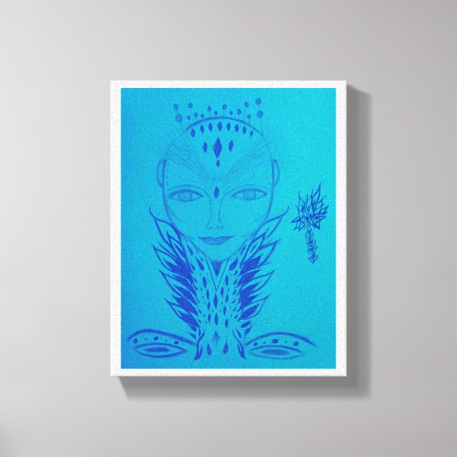 Impressão Em Tela Lady Galactic Being (Frente)