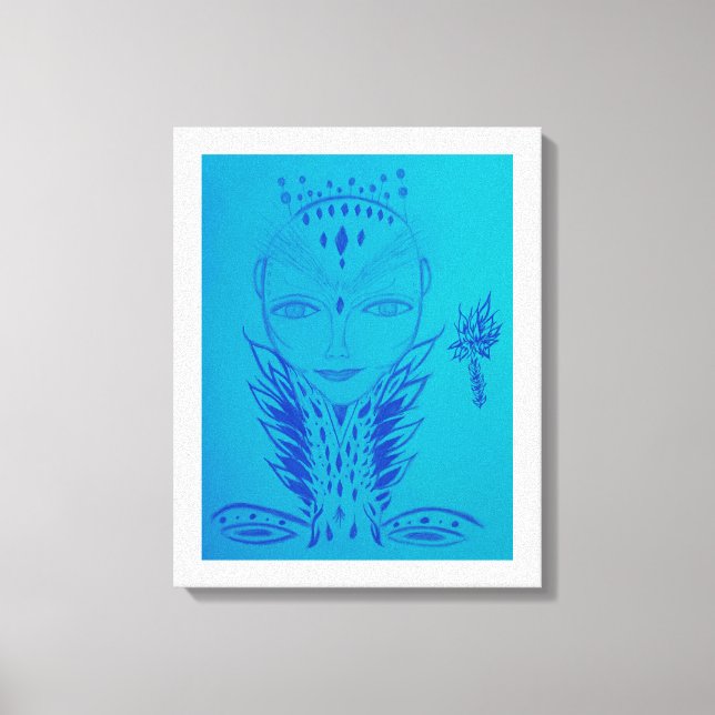 Impressão Em Tela Lady Galactic Being (Frente)