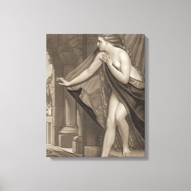 Impressão Em Tela Lady Godiva 1873 (Frente)