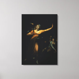 Impressão Em Tela Lady Macbeth Sleepwalk, 1783 (óleo na canvas)