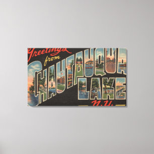 Impressão Em Tela Lago Chautauqua - grandes cenas da letra