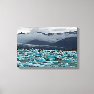 Impressão Em Tela Lago glacial Jokulsarlon - Islândia