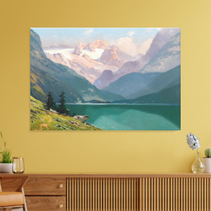 Impressão Em Tela Lago Gosau com o Dachstein