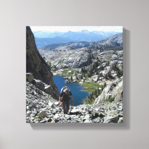 Impressão Em Tela Lago Holcomb - Natureza selvagem de Ansel Adams - 