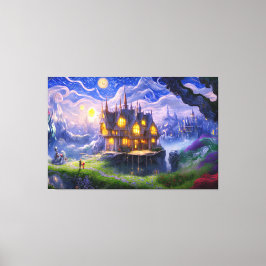 Impressão Em Tela Lago House