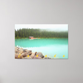 Impressão Em Tela Lago Louise