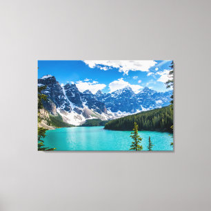Impressão Em Tela Lago Moraine, Banff National Park