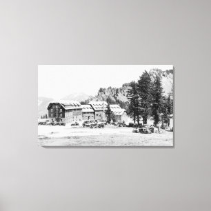 Impressão Em Tela Lago PhotographCrater do alojamento do lago