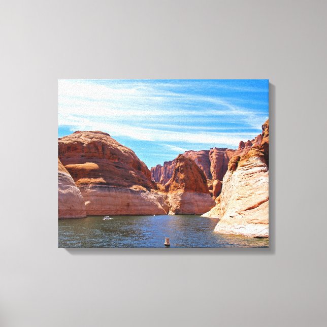 Impressão Em Tela Lago Powell (Frente)