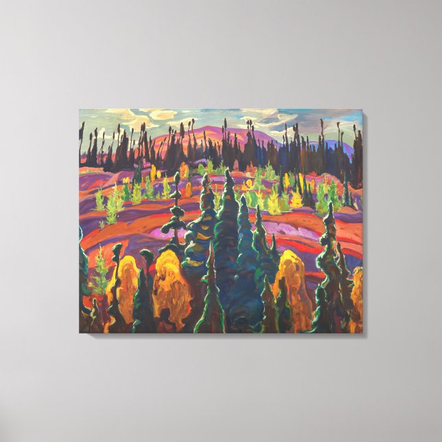 Impressão Em Tela Lago Superior | A. Y. Jackson | (Frente)