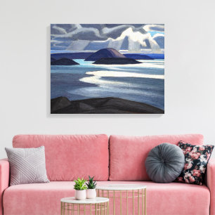 Impressão Em Tela Lago Superior Sketch Lawren Harris