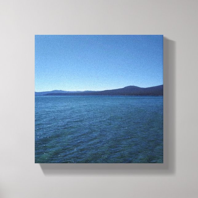 Impressão Em Tela Lago Tahoe (Frente)