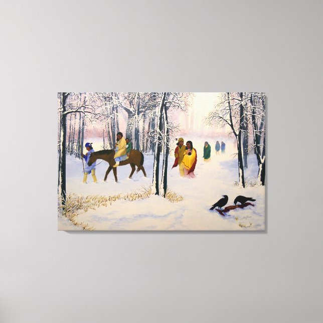 Impressão Em Tela Lágrimas da Manhã (Frente)