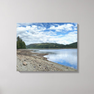 Impressão Em Tela Lake Vyrnwy Dam, Llanwddyn, Reino Unido