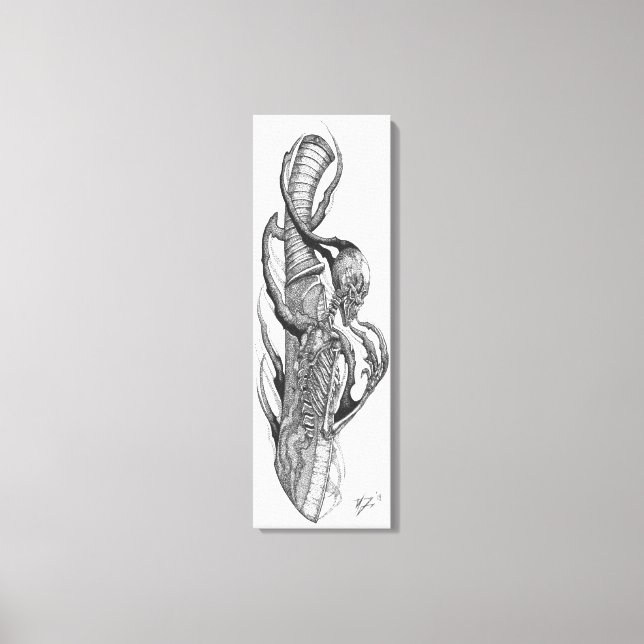 Impressão Em Tela lâmina de crânio 3 (Frente)