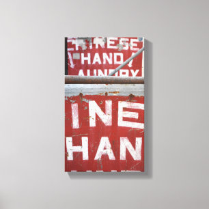 Impressão Em Tela Lança-Mão Chinesa NYC, Foto Urbana Nova Iorque