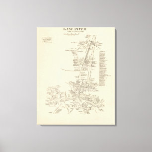 Impressão Em Tela Lancaster, cidade de Lancaster