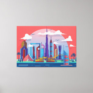 Impressão Em Tela Landmark Dubai