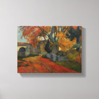 Lane em Alchamps Arles por Paul Gauguin