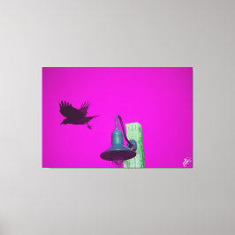 Impressão Em Tela Langley Crow na Série de Poste de Luz #8