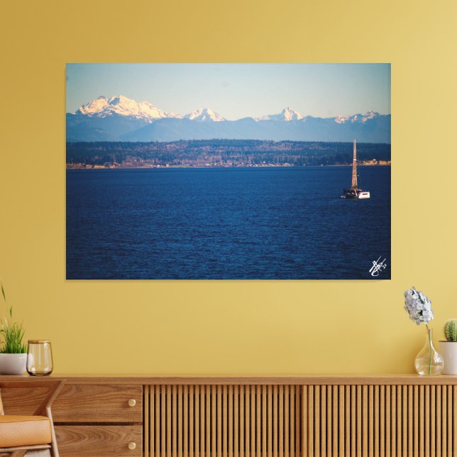 Impressão Em Tela Langley Waterfront #33 (Insitu(Sala de estar))