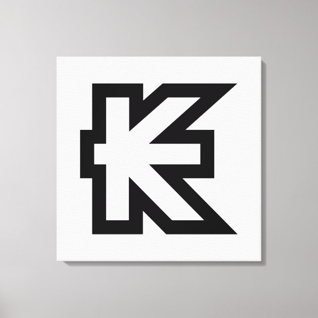 Impressão Em Tela Laos Kip Lao / Sinal de dinheiro do Laos (Frente)