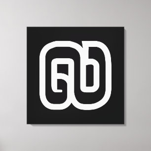 Impressão Em Tela Laos / Laos Número Nove / 9 / ໙ (Kao/Gao) Laos