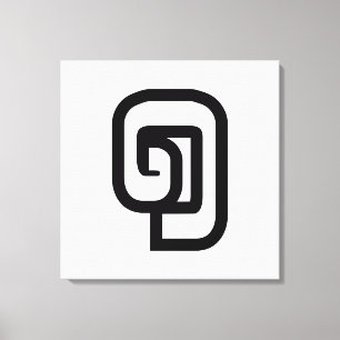 Impressão Em Tela Laos / Laos Número um / 1 / ໑ (Nung/Nueng)