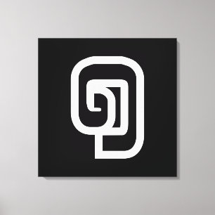 Impressão Em Tela Laos / Laos Número um / 1 / ໑ (Nung/Nueng)