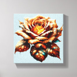 Impressão Em Tela Laranja Rosa Wall Art