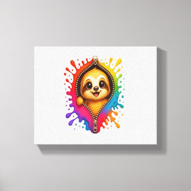Impressão Em Tela Largura Aquarela (Frente)