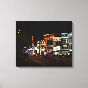Impressão Em Tela Las Vegas à noite