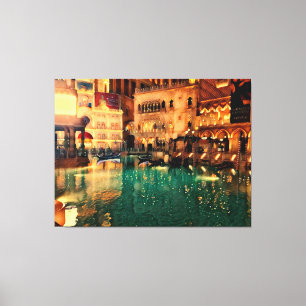 Impressão Em Tela Las vegas Nights Casino Original Abstrato Art