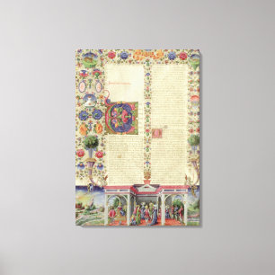 Impressão Em Tela Lat 422 VolI fol.280v o começo do livro de