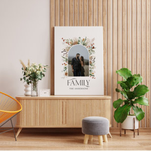 Impressão Em Tela Lata elegante botânica e elegante do arco de fotog