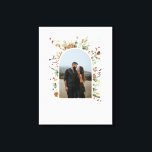 Impressão Em Tela Lata elegante botânica e elegante do arco de fotog<br><div class="desc">Canvas elegante botânica de cor de água do arco de fotografia da família. Casamento ideal,  aniversário,  aniversário ou presente de Natal</div>