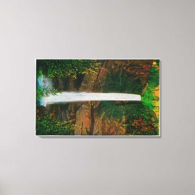 Impressão Em Tela Latourelle cai no desfiladeiro do rio Columbia (Frente)