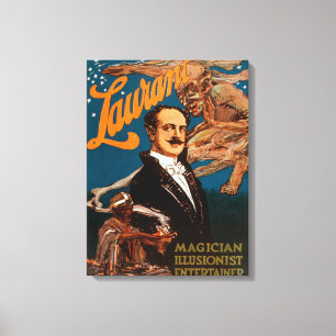 Impressão Em Tela Laurant Maggie, Illusionista, magia de entretenime