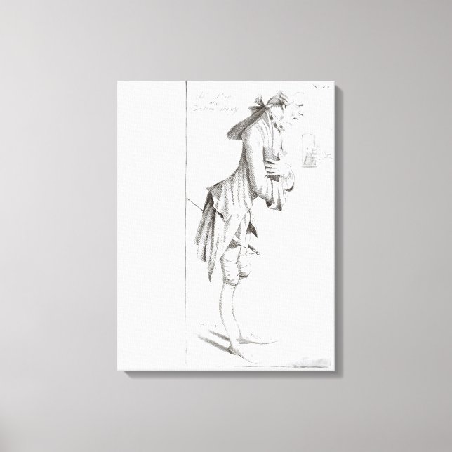 Impressão Em Tela Laurence Sterne (Frente)