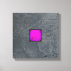 Impressão Em Tela Lavanda Fúcsia Cinza Ardósia Arte Moderna