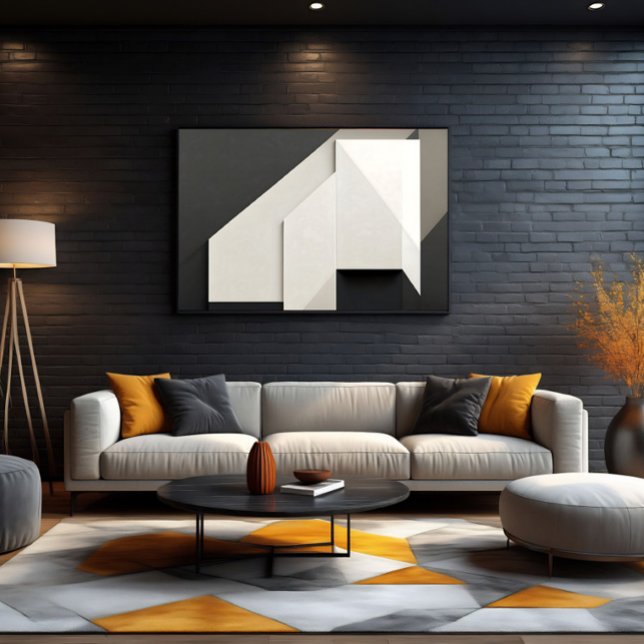 Impressão Em Tela Layered Minimalist Abstract Art (Criador carregado)