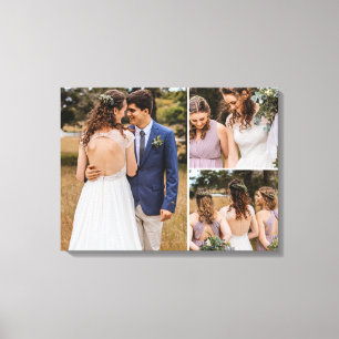 Impressão Em Tela Layout simples de Fotografias de Casamento Persona