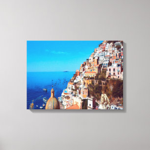 Impressão Em Tela ldp POSITANO - Costa Amalfi - Panorama