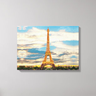 Impressão Em Tela ldp TOUR EIFFEL - Paris - vista -