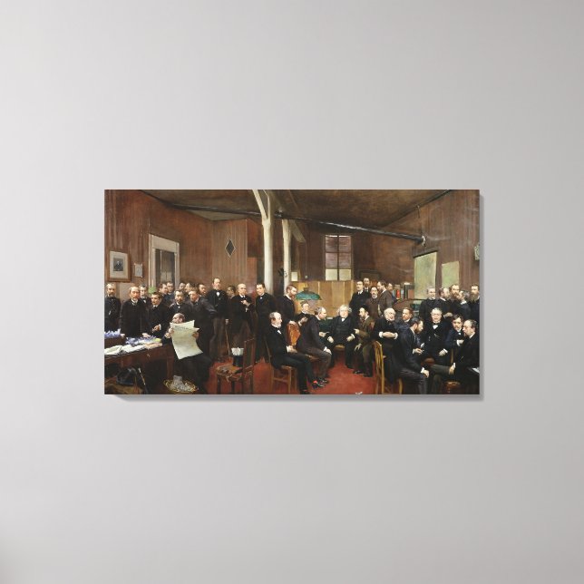 Impressão Em Tela Le Diário des Debats, 1889 (Frente)