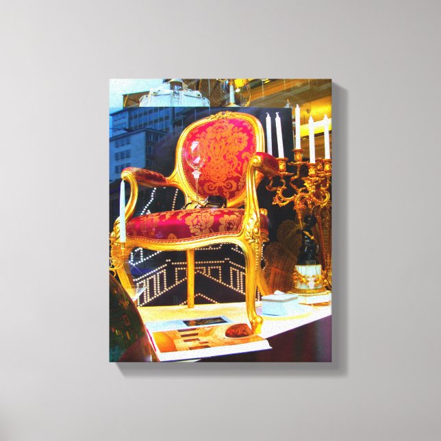 Impressão Em Tela Le Fauteuil - 11x14 Canvas/Cadeira (Frente)