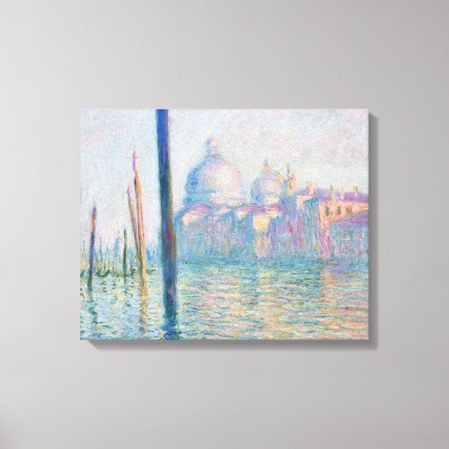 Impressão Em Tela Le Grand Canal | Claude Monet (Frente)