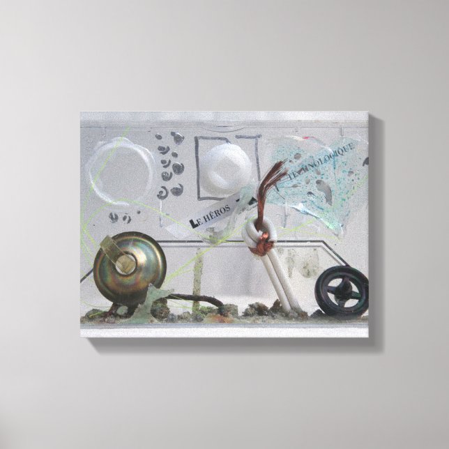 Impressão Em Tela Le Heros Technologique K7 1986 Mixed-media Geek C (Frente)